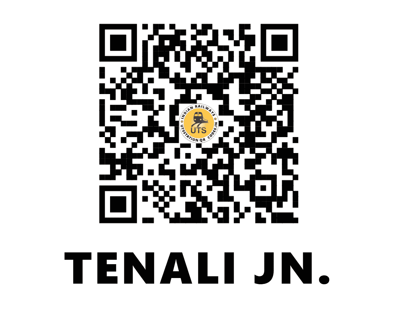 UTS QR Code for TENALI JN. - TEL (SC - ANDHRA PRADESH)